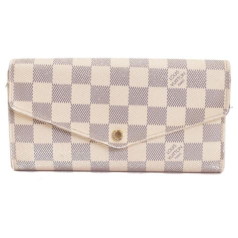 louis vuitton sarah wallet white